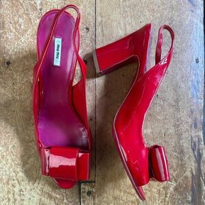 Miu Miu vintage patent leather pumps
